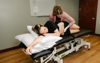 visceral therapy addressing organ-related referred pain through gentle manual treatment